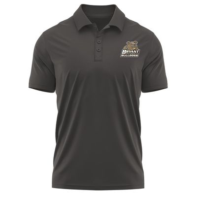 Campus Lab Bryant University Adult Men's Polo Left Chest Logo, Charcoal, Medium