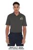 Campus Lab Bryant University Adult Men's Polo Left Chest Logo, Charcoal, Medium view 3