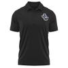 Campus Lab John Carroll University Adult Men's Polo Left Chest Logo, Black, Large view 1