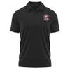 Campus Lab South Carolina State University Adult Men's Polo Left Chest Logo, Black, Medium view 1
