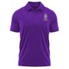 Campus Lab University at Albany Adult Men's Polo Left Chest Logo, Purple, X-Large view 1