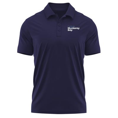 Campus Lab California State University - Monterey Bay Adult Men's Polo Left Chest Logo, Navy, Small