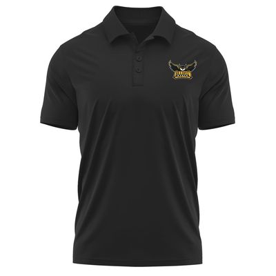 Campus Lab Kennesaw State University Adult Men's Polo Left Chest Logo, Black, XX-Large