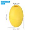 PATIKIL 3.94" x 2.36" Rope Float Buoy, 4 Pcs 190g Deep Water Floats Rope Float Buoy Great for Trail Markers Dock Floats Kayak Boats Swimming Pool, Yellow view 2