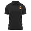 Campus Lab Virginia Military Institute Adult Men's Polo Left Chest Logo, Black, Large view 1