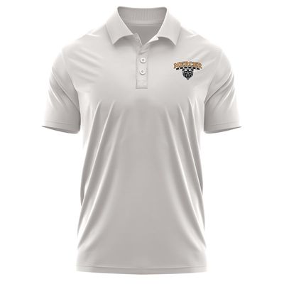 Campus Lab Mercer University Adult Men's Polo Left Chest Logo, Athletic Heather, X-Large