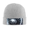BTCOWZRV Knit Slouchy Beanie Hats for Men Women Jet Engine Warm Cozy Knitted Cuffed Cap Winter Thick Ski Cap Gray view 1