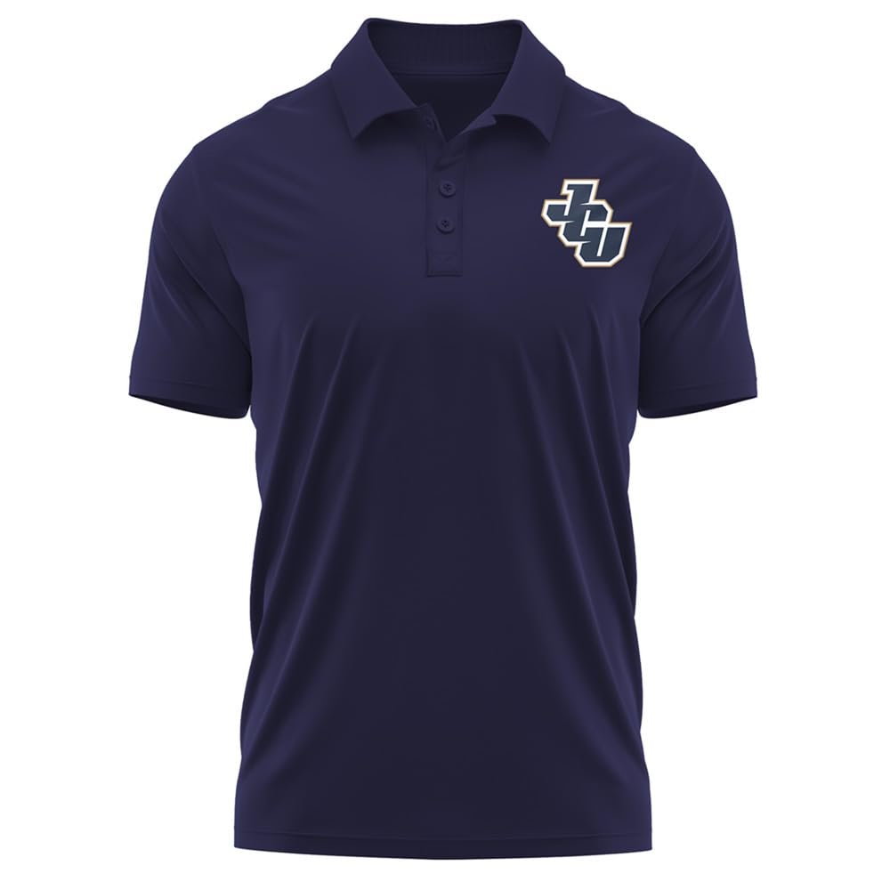 Campus Lab John Carroll University Adult Men's Polo Left Chest Logo, Navy, XX-Large