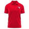 Campus Lab Eastern Washington University Adult Men's Polo Left Chest Logo, Red, X-Large view 1