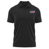 Campus Lab Loyola Marymount University Adult Men's Polo Left Chest Logo, Black, Large view 1