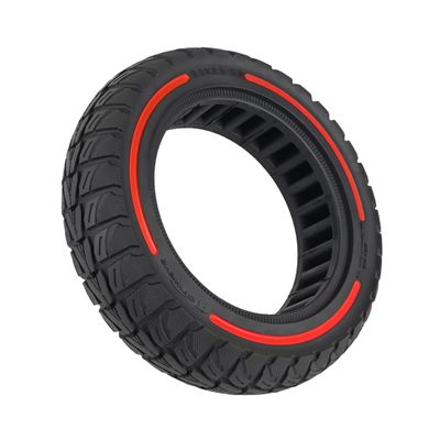 9.5 * 2.5-6.1 Solid Tire for NIU KQi3 Electric Scooter 9.5x2.5-6.1 Cross-country Tyre Replace Parts (red)
