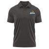 Campus Lab Texas A and M University-Kingsville Adult Men's Polo Left Chest Logo, Charcoal, Large view 1