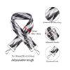 MOOWI Shoulder Strap Bag Strap Replaceable Colorful Jacquard Pattern Replaceable Crossbody Bag Shoulder Strap Crossbody Handbag Replacement Strap (Color : E177-A2, Size : Light Gold Buckle) view 2