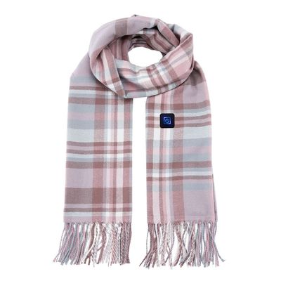 BE-TOOL Heated Scarf Electric Heating Pads Neck Warmer, 3 Heating Levels Control, Winter Warming Scarf Gifts for Men and Women Fashionable (Light Pink)