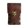Larswon Plus Size Renaissance Leg Harness Bag - Synthetic Leather Belt Bag for Women - Dark Coffee view 2