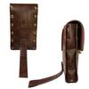Larswon Plus Size Renaissance Leg Harness Bag - Synthetic Leather Belt Bag for Women - Dark Coffee view 4