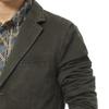 JEShifangjiusu Men'S Casual Three-Button Coat Lined Cotton Twill Suit Blazer Jacket Notch Lapel Vintage Jacket Sport Coat (4X-Large,Army Green) view 3