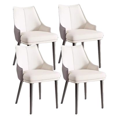 Chair Set of 4 Dining Chair Ergonomic Chair Leather Seat with Metal Legs Easy to Clean Lounge Chair for Living Room Bedroom Kitchen Dining Room Office (Color : Christmas Reindeer -Style5)