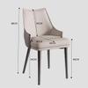 Chair Set of 4 Dining Chair Ergonomic Chair Leather Seat with Metal Legs Easy to Clean Lounge Chair for Living Room Bedroom Kitchen Dining Room Office (Color : Christmas Reindeer -Style5) view 3
