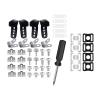 Aosekaa 61 Pcs Football Helmet Repair Kit Safety Replacement Spare Parts Screws Nuts Wahsers for Football view 1