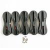 5 Boxes/Set Fusion Fin Box 1 Center + 4 Side Surfboard Fins Surf Fin Plugs 0 + 5 Degree for FCS 2 Surfing Fin Plug (Black) view 1