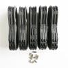 5 Boxes/Set Fusion Fin Box 1 Center + 4 Side Surfboard Fins Surf Fin Plugs 0 + 5 Degree for FCS 2 Surfing Fin Plug (Black) view 3