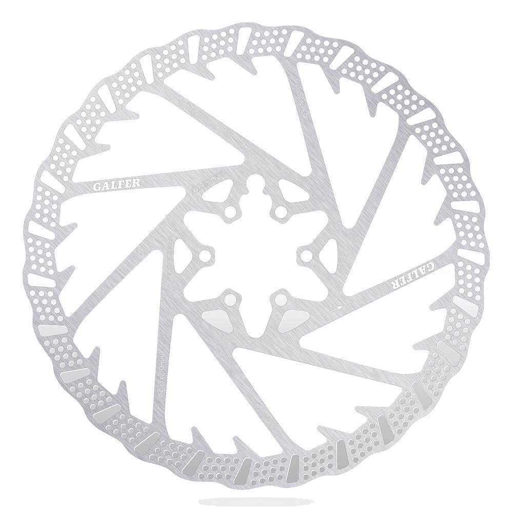 Galfer Shark 203mm Mountain Bike Rotor - 2mm, 6-bolt