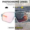 ROCKBROS Photochromic Sunglasses for Men Cycling Sunglasses Sports Bike Glasses view 3