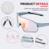 ROCKBROS Photochromic Sunglasses for Men Cycling Sunglasses Sports Bike Glasses view 4