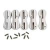 5 Boxes/Set Fusion Fin Box 1 Center + 4 Side Surfboard Fins Surf Fin Plugs 0 + 5 Degree for FCS 2 Surfing Fin Plug (White) view 1