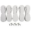 5 Boxes/Set Fusion Fin Box 1 Center + 4 Side Surfboard Fins Surf Fin Plugs 0 + 5 Degree for FCS 2 Surfing Fin Plug (White) view 2