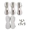 5 Boxes/Set Fusion Fin Box 1 Center + 4 Side Surfboard Fins Surf Fin Plugs 0 + 5 Degree for FCS 2 Surfing Fin Plug (White) view 3