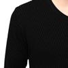 SWJGLITTR Men's Knitted Casual Pullover Men Long Sleeve V Neck Ribbed Sweaters Male Slim Fit Soft Basic Autumn Sweaters (3X-Large,Black) view 4