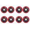 UZIAH 8 Pack Inline Replacement Wheels 72Mm 76Mm 80Mm Inline Wheels Hardness 90A for Outdoor Inline Hockey Replacement Wheels,Red,80mm view 1