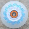 85A Led Light Up Inline Skate Wheels 72Mm 76Mm 80Mm Led Flashing Replacement Inline Skate Wheels with Bearings (Pack of 8),Blue,80mm view 2