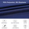 MoFiz Women's Golf Polo Shirt Long Sleeve Collared 1/4 Zip Stretch Soft Athletic Tops for Tennis Hiking & Outdoor Sports Navy Blue 2XL view 4
