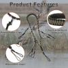 Ideagle Duck Call Lanyard, Duck Hunting Accessories with 11 Adjustable Loops, Holds 11 Duck Calls,Comfort Neck Call Lanyard for Hunting Predator Ducks-with 2 Keychains view 4