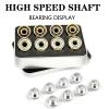 UZIAH Inline Wheels 8-Pack Replacement Wheels with Bearings ABEC-9 Intended for Wheel Replacement with Spark Stone Luminous Inline Wheels,Blue,72mm view 2