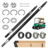 10L0L Golf Cart RXV Rear Spline Axle Shaft with Bearing Seal Kit fit EZGO RXV Electric 2008 UP, Replace OEM 620337, 614208, 620341, 614209 (Driver Side/Passenger Side)