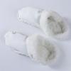 Operitacx 1pair Thickened Plush Slippers Liners Removable Insoles for Warmth and Fur Shoe Inserts for Women Cozy Foot Care for Cold Weather Fit view 3