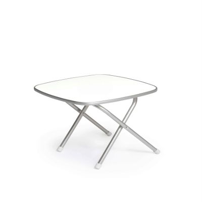 FORMA MARINE Folding Outdoor Camping Aluminum Table Melamine Top 24" x 24" x 19.3" Height- M350X