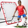 Soccer Rebounder Kickback Football Rebound Net (Adjustable Angle) Portable Easy Setup view 1