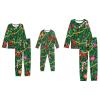 JEOCODY Christmas Pajamas for Women Men,Christams Elk Reindeer Matching Family Long Sleeve Pajamas Set Xmas Holiday Sleepwear Outfits view 2