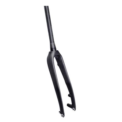 HIMALO Carbon Rigid Fork 700c Road Bike Fork Disc Brake 1-1/2 Tapered Front Fork Threadless QR 9 * 100mm