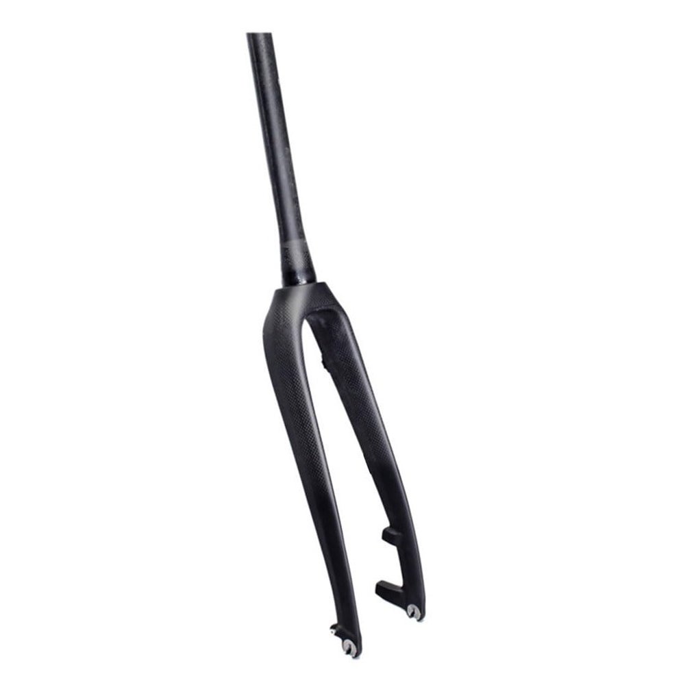 HIMALO Carbon Rigid Fork 700c Road Bike Fork Disc Brake 1-1/2 Tapered Front Fork Threadless QR 9 * 100mm