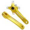 LSRRYD Crank Arm Set for Mountain Bike Road Bike 170mm 104BCD Bicycle Aluminium Crankset Hollow Intergated Crank Set(Gold) view 1