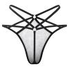 LYAHVGU Cow Print Texture Pattern Womens Sexy Thongs Adjustable Low Waist T-Back Bikini Panties view 3