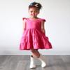 Arshiner Pink Dress for Girls Summer Cotton Formal Party Birthday Wedding Dresses Size 6 view 2