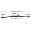 DELVOYE 25.4mm 31.8mm Mountain Bike Flat Handlebar Ultra Light Carbon Fiber MTB Handlebars 560mm to 680mm Road Bike Downhill Cross Country Straight Flat Bar (Color : 31.8mm, Size : 620mm) view 2