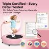 BCAN 36'' Toddler Trampoline, ASTM Certified - Kids Trampoline for Ages 1-6, Foam Handle & Safe Thickened Cover, Mini Trampoline for Kids Indoor, Easy to Assemble view 4